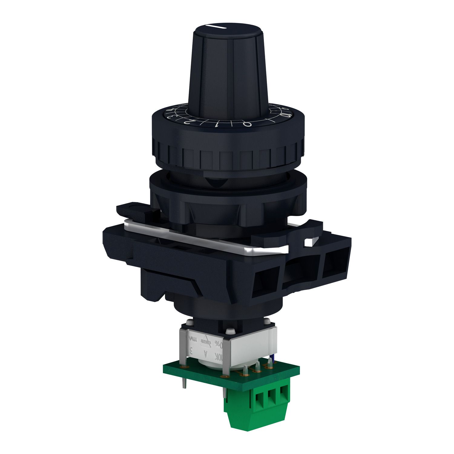 Picture of Complete potentiometer, Harmony XB5, plastic, 22mm, 4K7