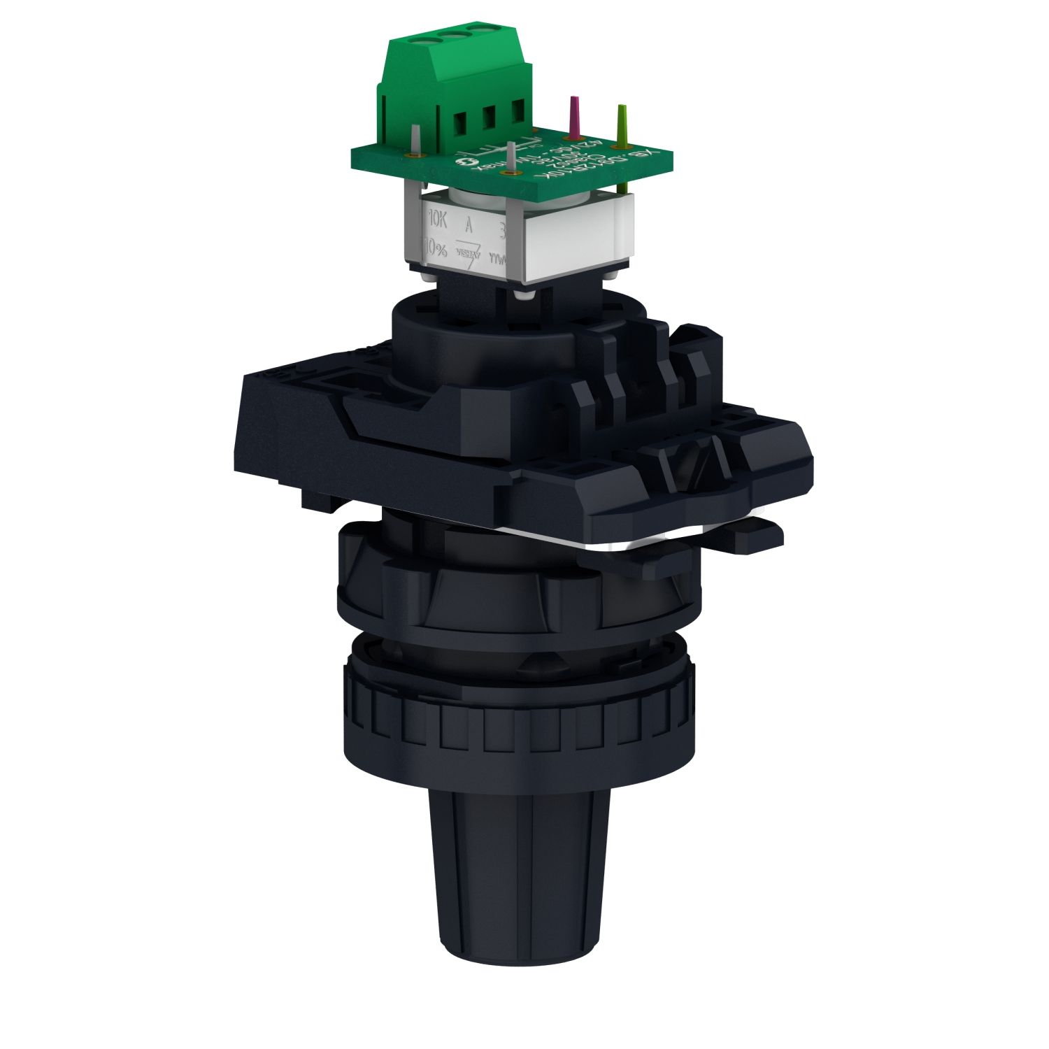 Picture of Complete potentiometer, Harmony XB5, plastic, 22mm, 10K