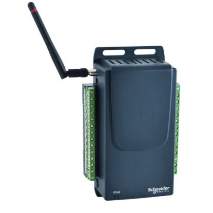 Picture of EcoStruxure Building Expert Terminal Equipment Ctrl: 4 Universal In, 4 Analog Out, 5 Digital Out, 24VAC, ZigBee Pro, Internal Antenna