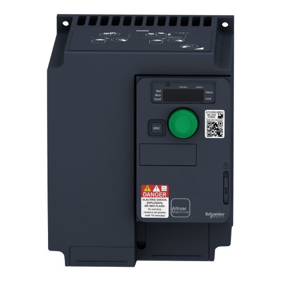 Picture of variable speed drive, Altivar Machine ATV320, 3kW, 200 to 240V, 3 phases, compact