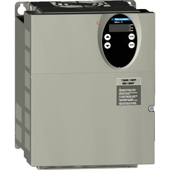 Picture of variable speed drive ATV31 - 7.5kW - 500V 3-phase supply - EMC filter - IP20