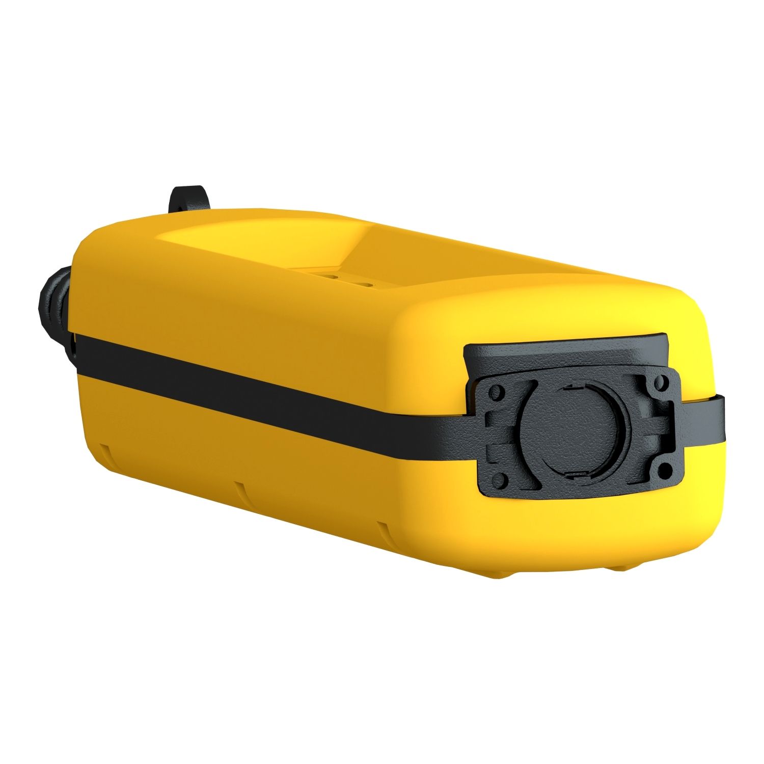 Picture of Empty pendant control station, Harmony XAC, plastic, yellow, 6 cut outs