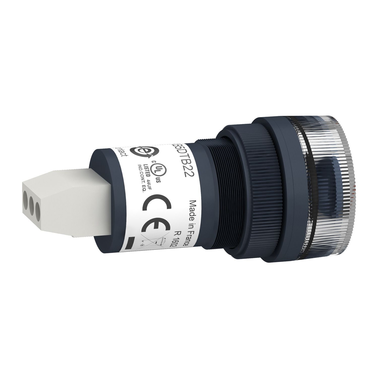 Picture of Panel mounted timer monofunction, Harmony XB5, plastic, 22mm, time delay 0.5...10s, 24V DC