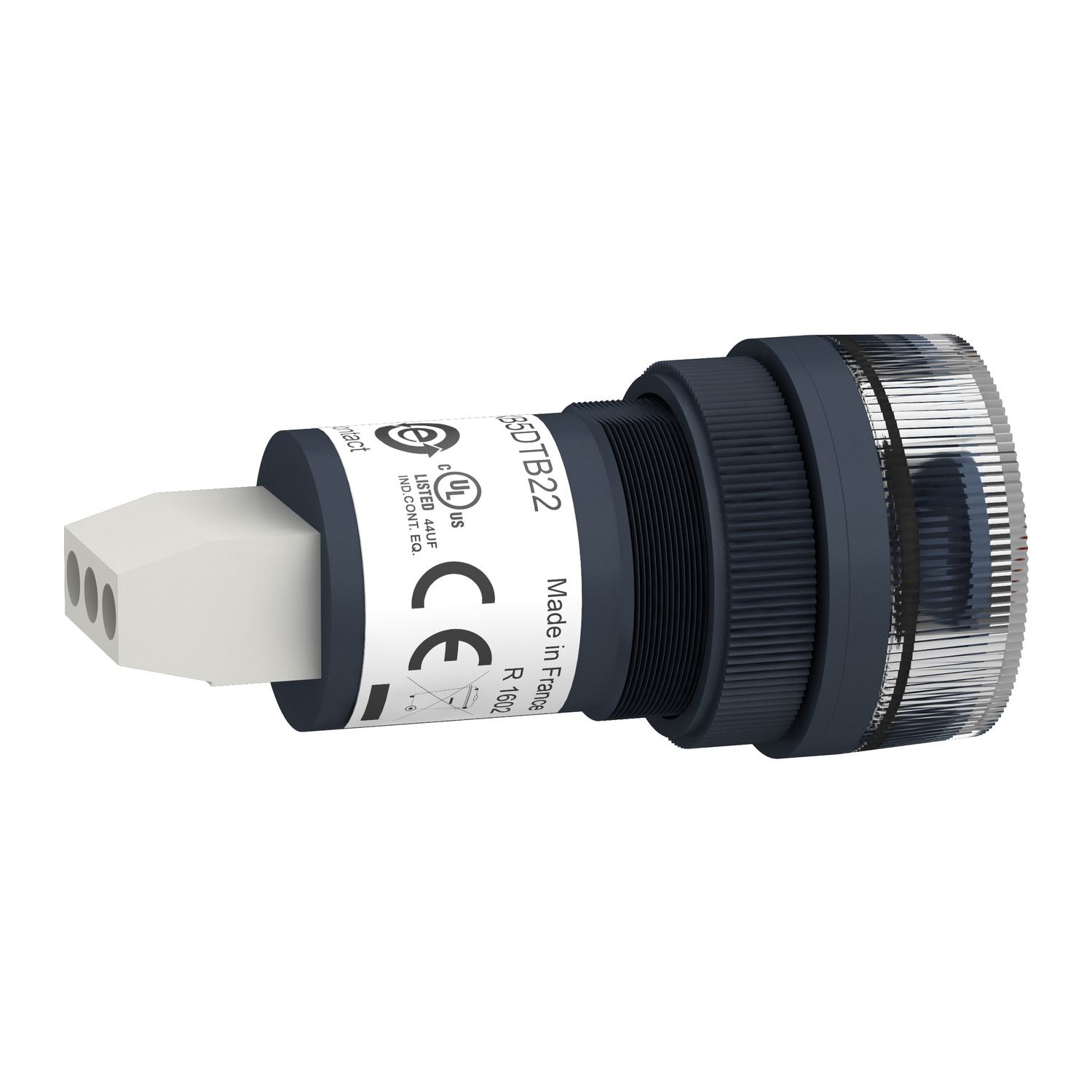 Picture of Panel mounted timer monofunction, Harmony XB5, plastic, 22mm, time delay 3...60s, 100...240V AC DC