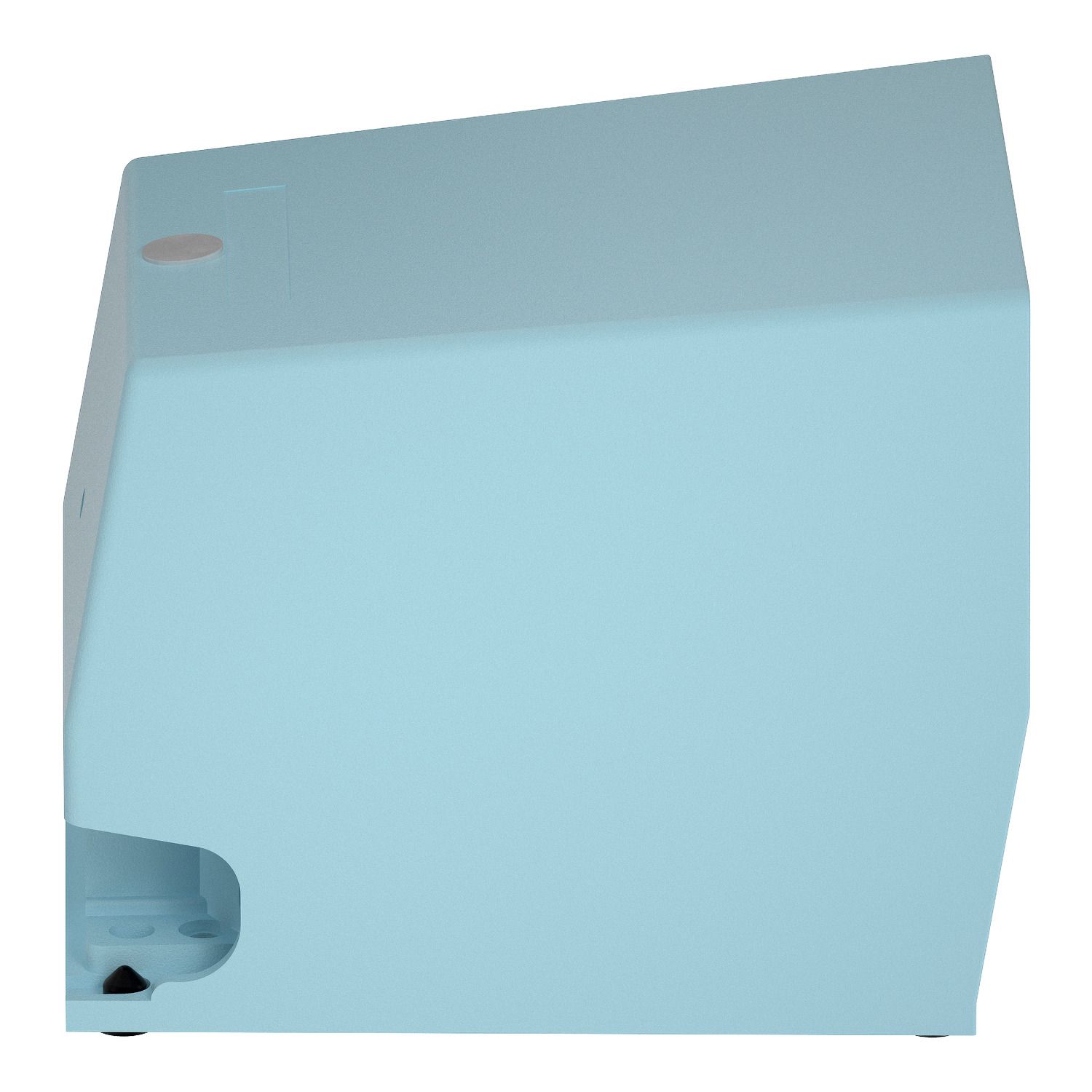 Picture of Single foot switch, Harmony XPE, metal, blue, with cover, trigger mechanism, 1 step, 2 contacts 1NC+NO, IP66