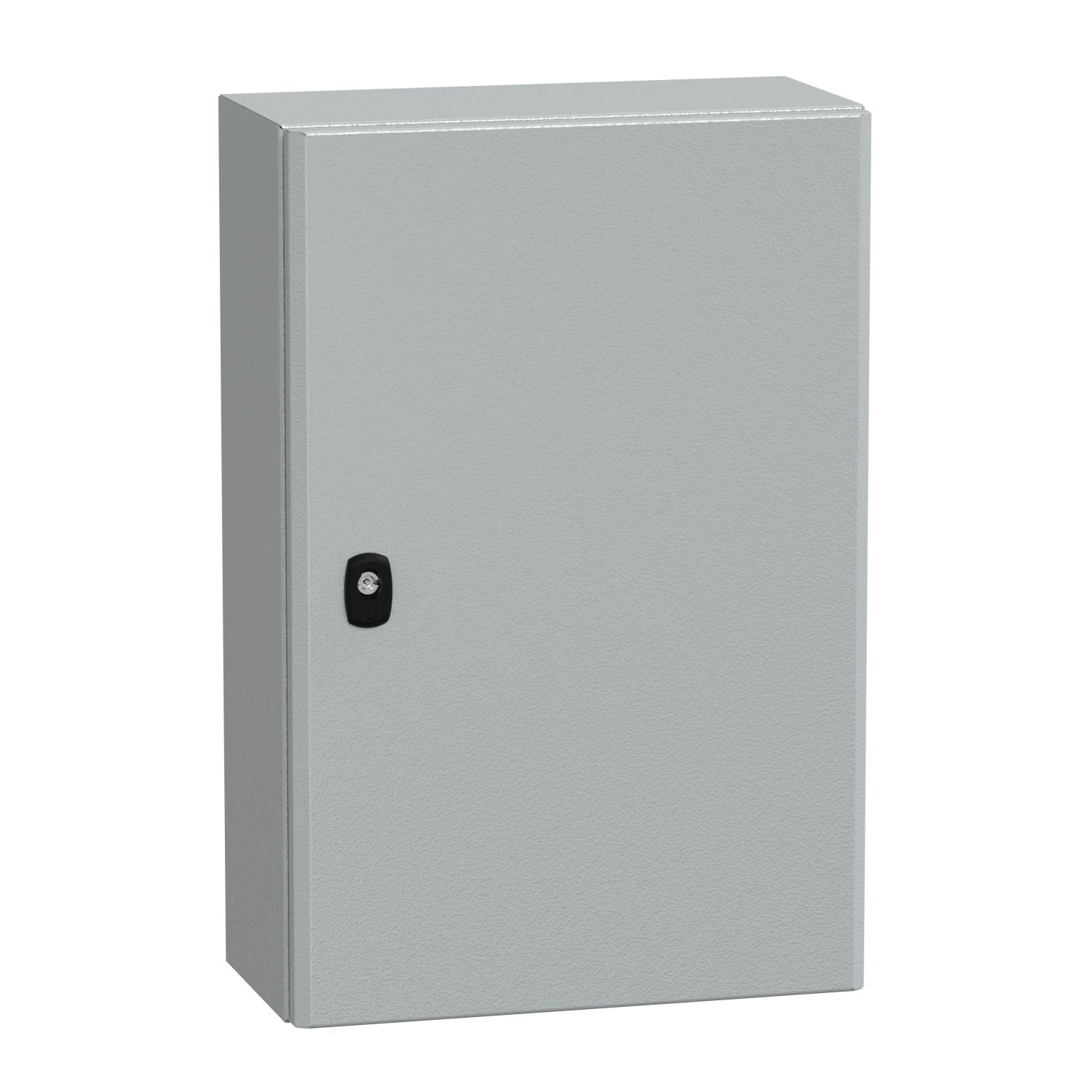 Picture of Wall mounted steel enclosure, Spacial S3D, plain door, with mounting plate, 600x400x200mm, IP66, IK10