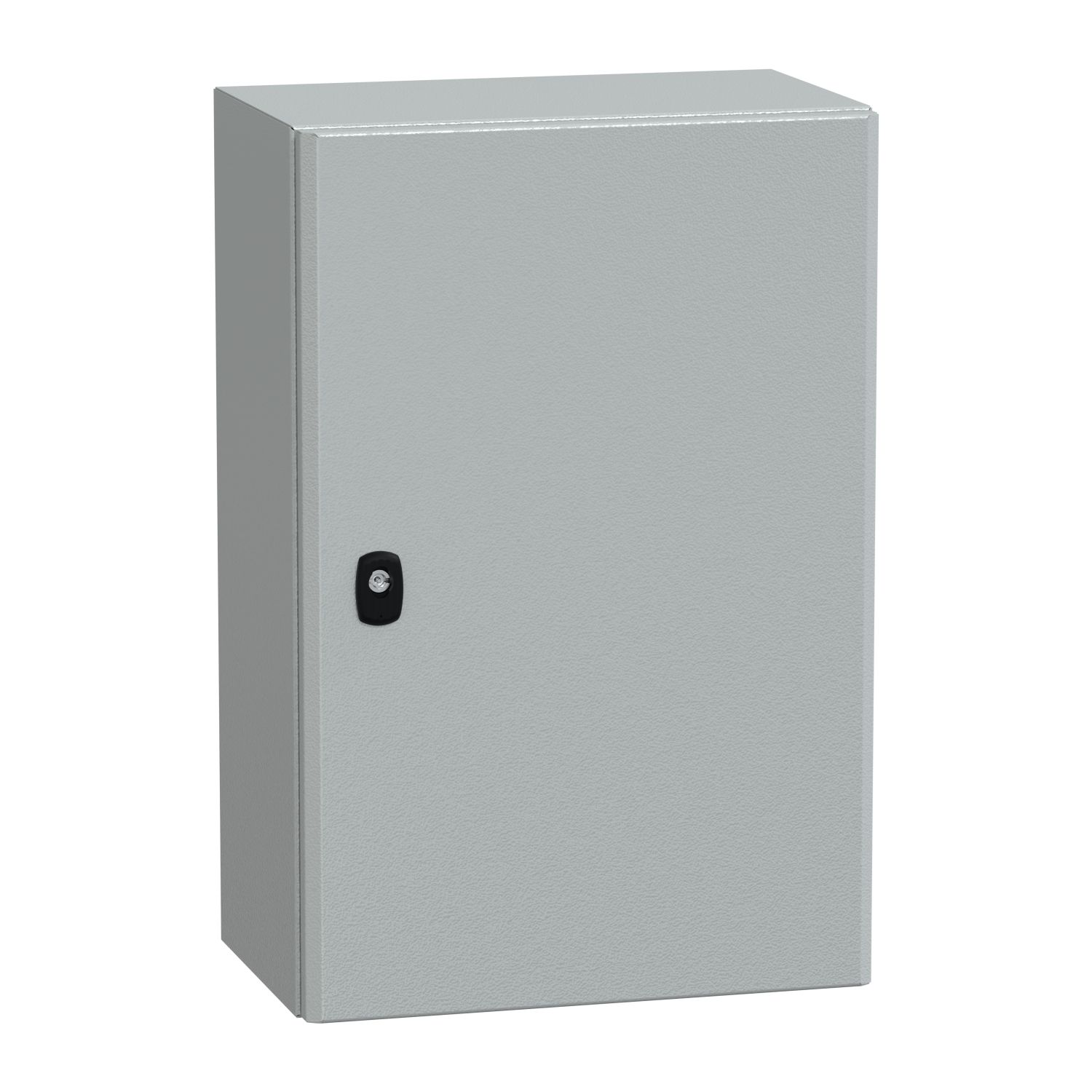 Picture of Wall mounted steel enclosure, Spacial S3D, plain door, with mounting plate, 600x400x250mm, IP66, IK10