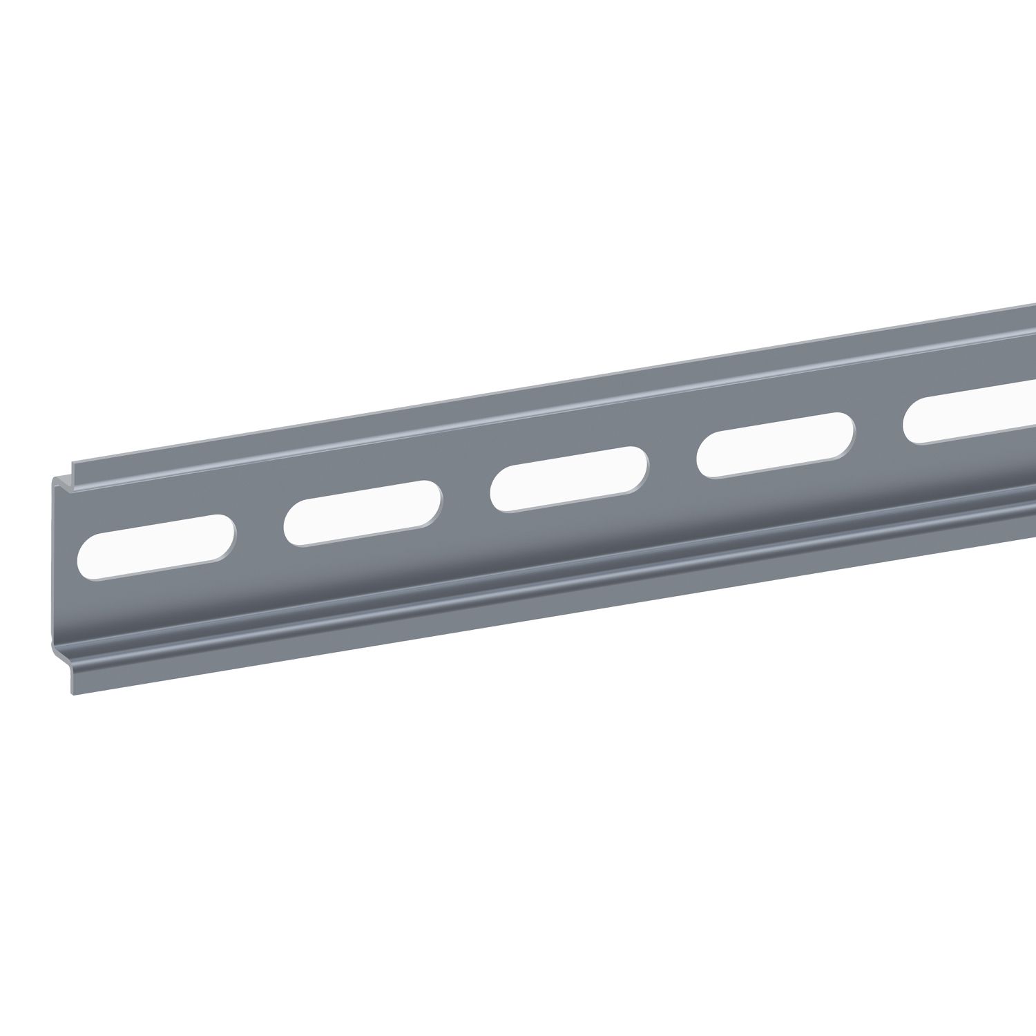 Picture of One symmetric mounting rail, Linergy, perforated 35x7.2 mm L2000 mm type B, Order by Multiples of 10 units