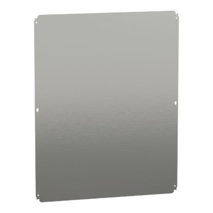 Picture of Plain mounting plate H1000xW800mm Galvanised sheet steel Reversible dimension