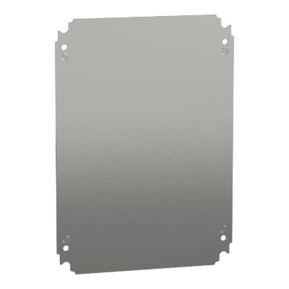 Picture of Plain mounting plate H400xW300mm made of galvanised sheet steel