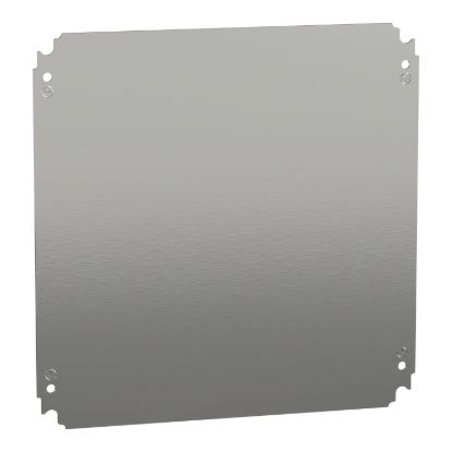 Picture of Plain mounting plate H400xW400mm made of galvanised sheet steel
