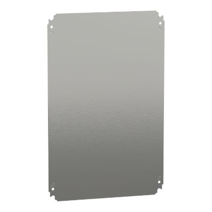Picture of Plain mounting plate H600xW400mm made of galvanised sheet steel