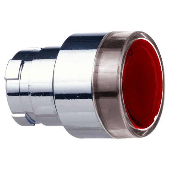 Picture of illuminated pushbutton head - Ø 22 - red
