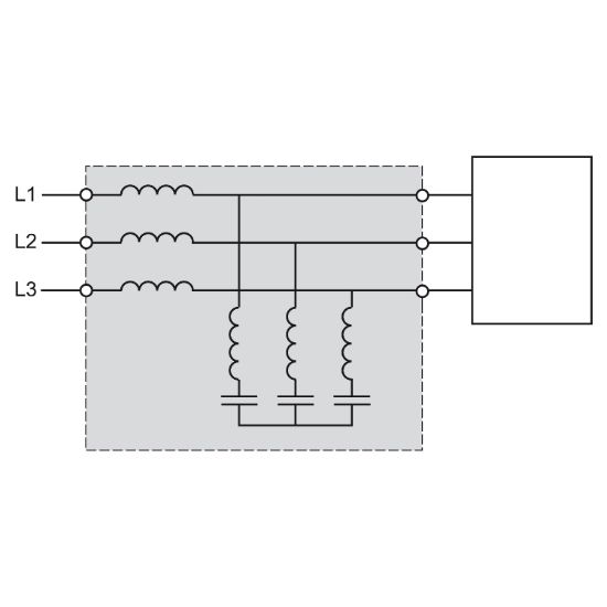 Picture of passive filter, Altivar, 216A, 400V, 50Hz, for variable speed drive