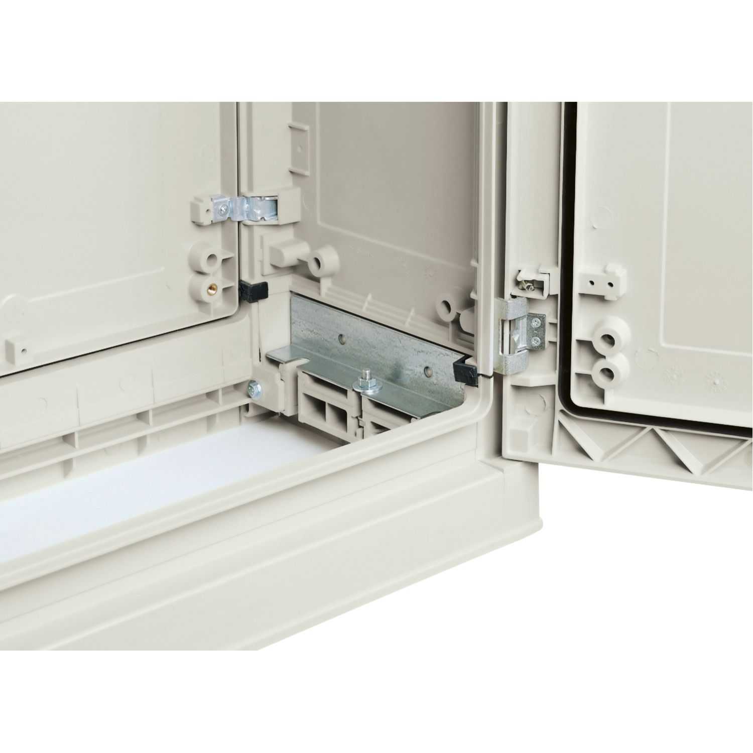 Picture of Floor standing polyester enclosure, Thalassa, Thalassa PLA, plain door, open bottom, 1250x1000x420mm, IP54, IK10