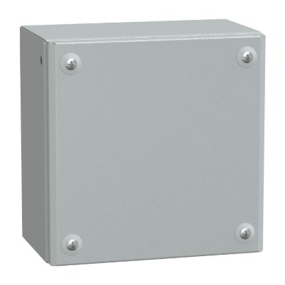 Picture of Metal industrial box plain door, Spacial SBM, H200xW200xD120 IP66 IK10 RAL 7035