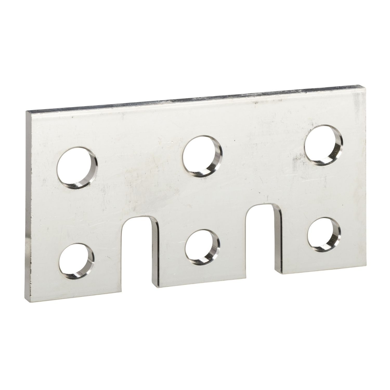 Picture of connection plate with heatsink, ComPact NSX100DC to NSX250DC, parallel connection of 2 poles, set of 2 parts