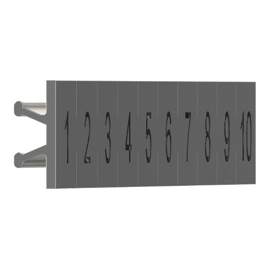 Picture of clip in Legends, Harmony Solid State Relays, numbered strip (1 to 10)