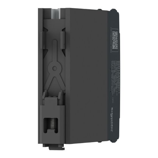 Picture of DIN rail mount relay,  Harmony Solid State Relays, 30A, DC switching, input 4 to 32V DC, output 1 to 150V DC