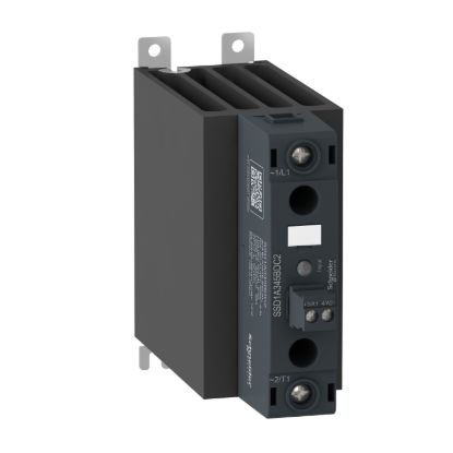 Picture of DIN rail mount relay,  Harmony Solid State Relays, 60A, random switching, input 90â€¦280V AC/DC, output 48...600V AC