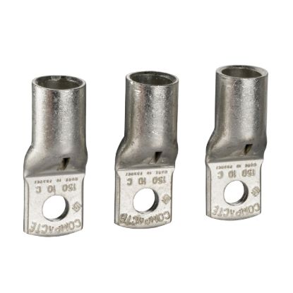 Picture of Crimp lugs for copper cable, ComPacT NSX100/250, 150mm², set of 3 parts