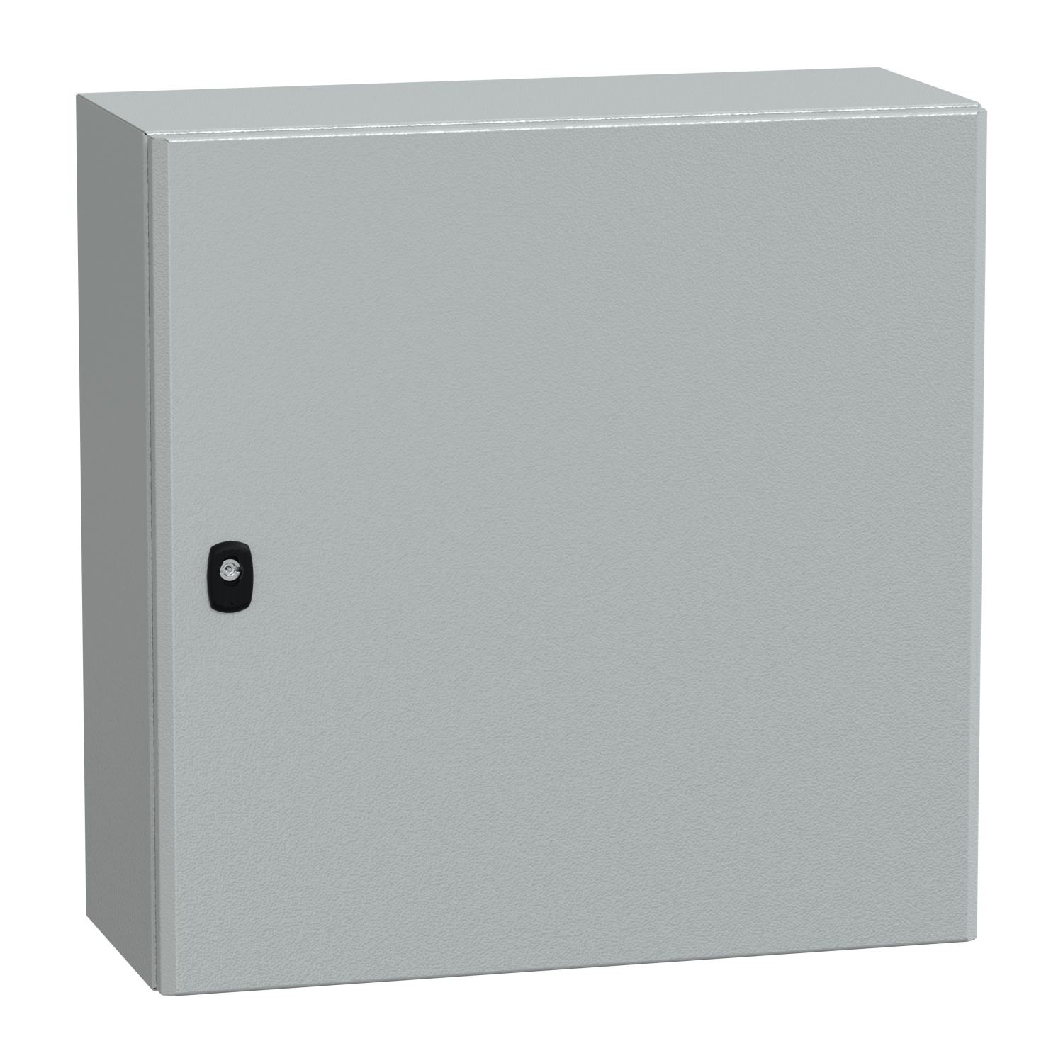 Picture of Wall mounted steel enclosure, Spacial S3D, plain door, with mounting plate, 600x600x250mm, IP66, IK10