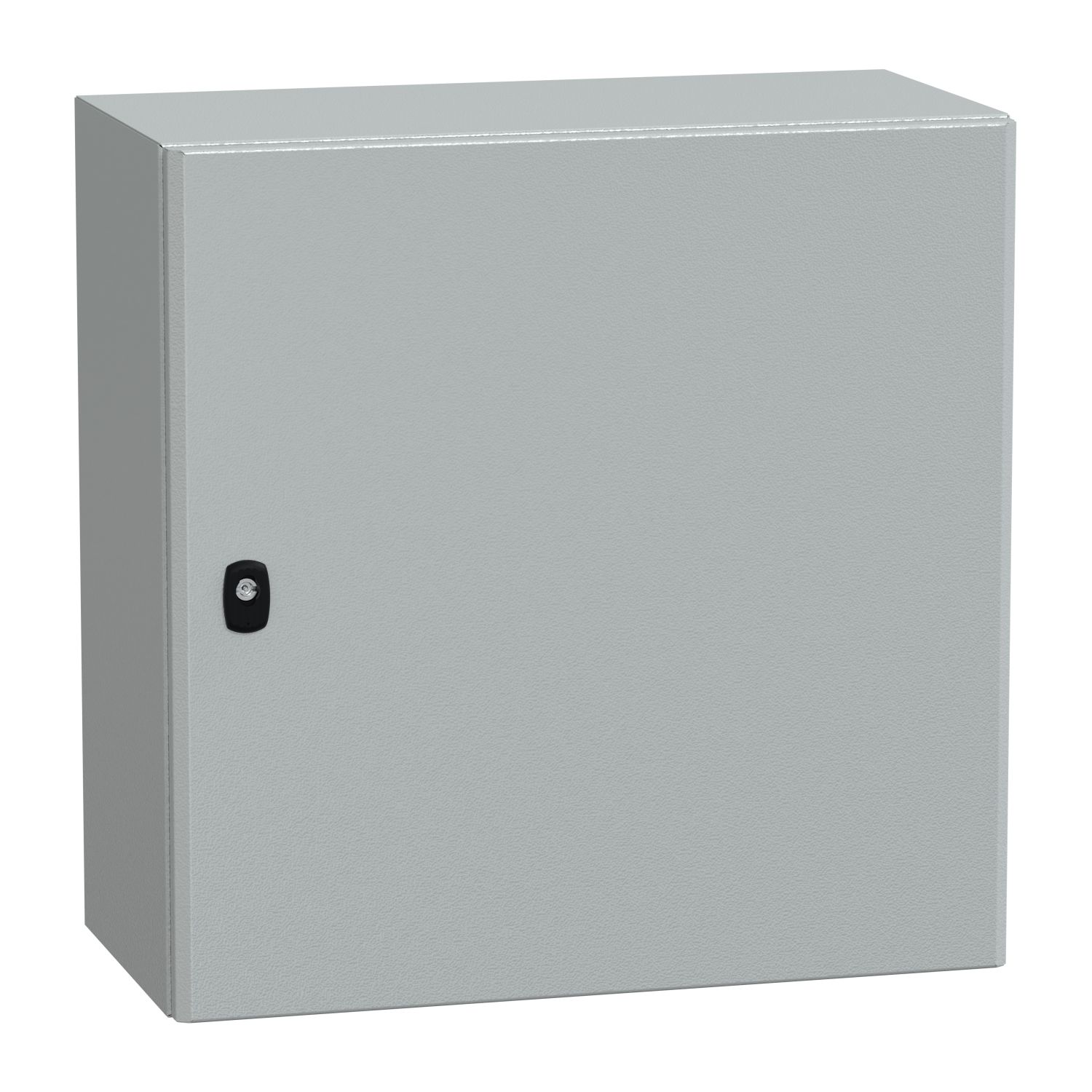 Picture of Wall mounted steel enclosure, Spacial S3D, plain door, with mounting plate, 600x600x300mm, IP66, IK10
