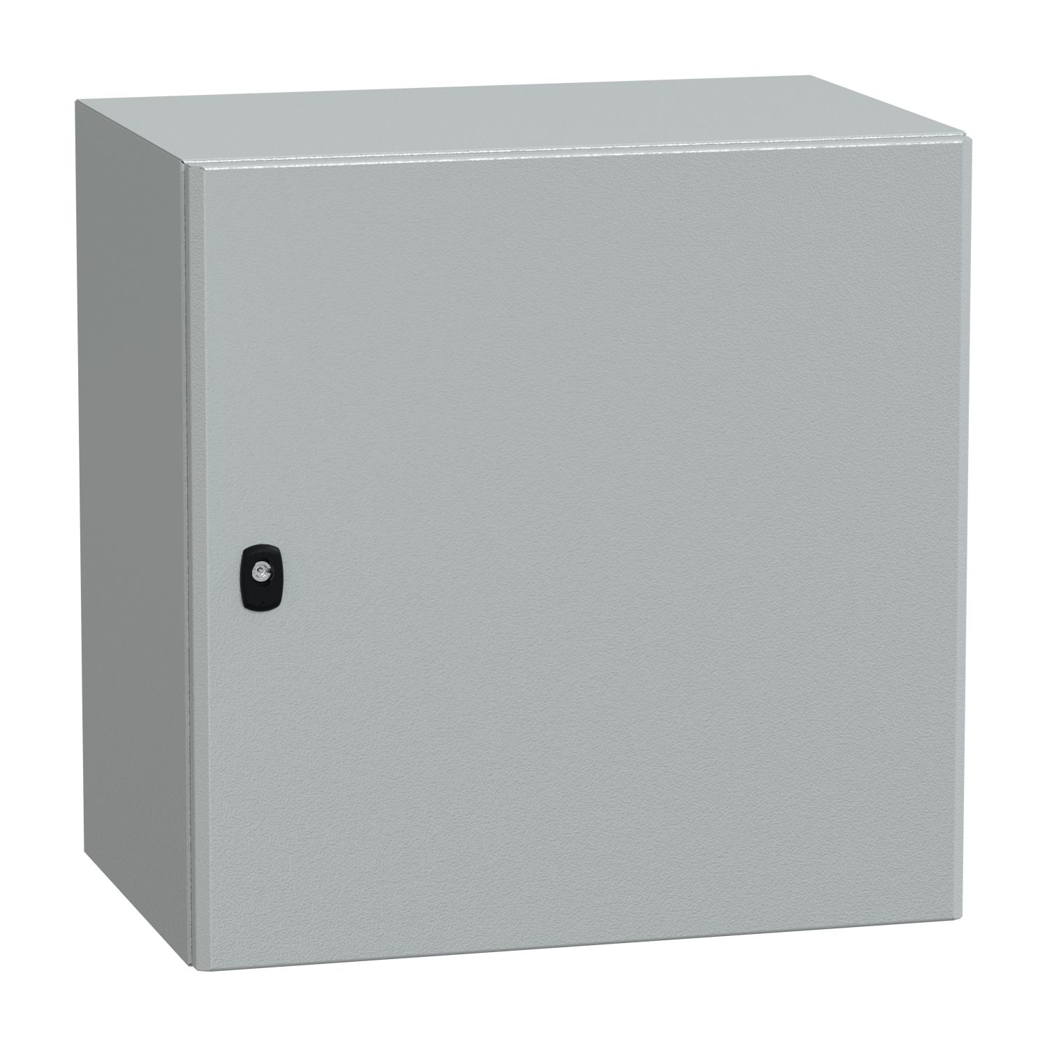 Picture of Wall mounted steel enclosure, Spacial S3D, plain door, with mounting plate, 600x600x400mm, IP66, IK10