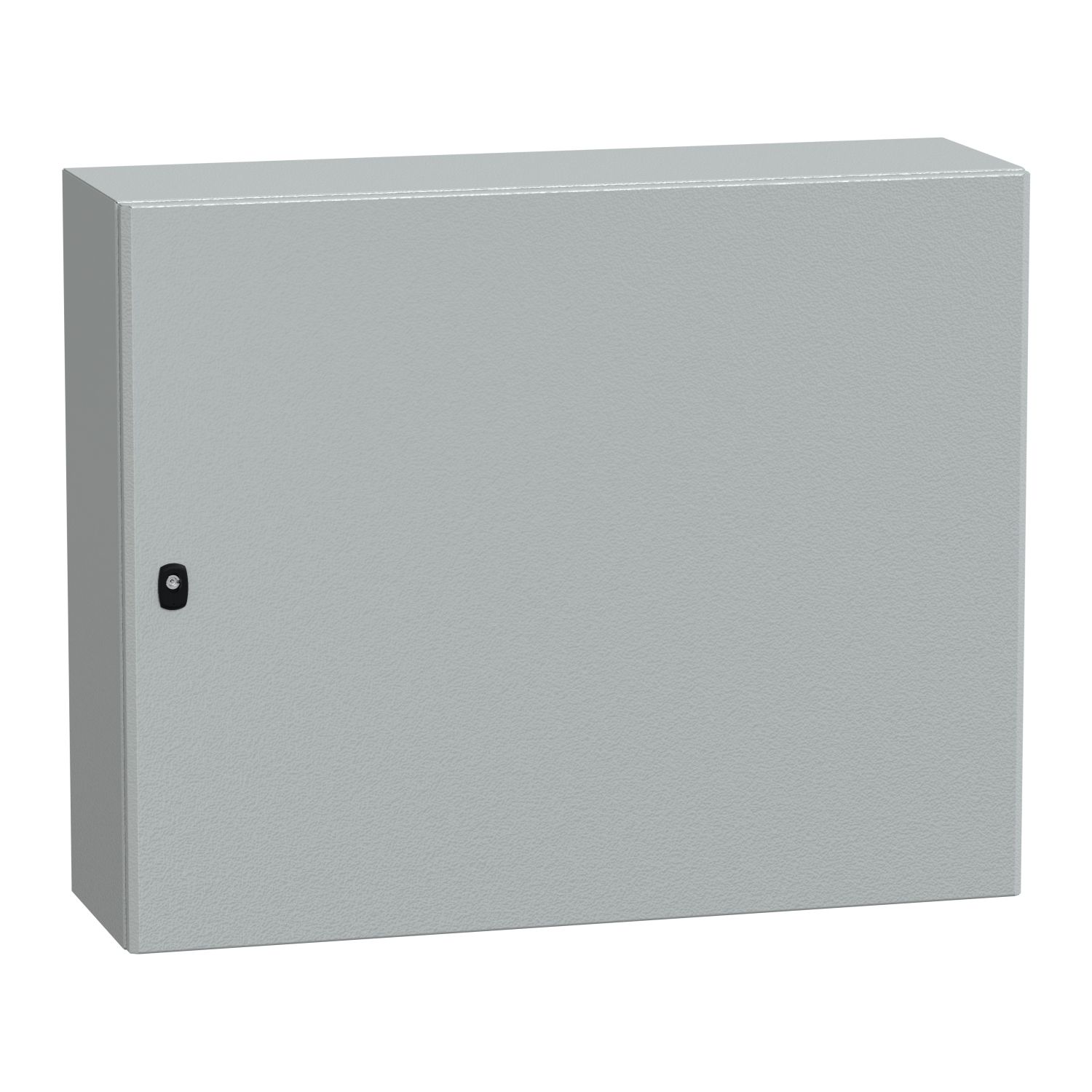 Picture of Wall mounted steel enclosure, Spacial S3D, plain door, with mounting plate, 800x1000x300mm, IP66, IK10