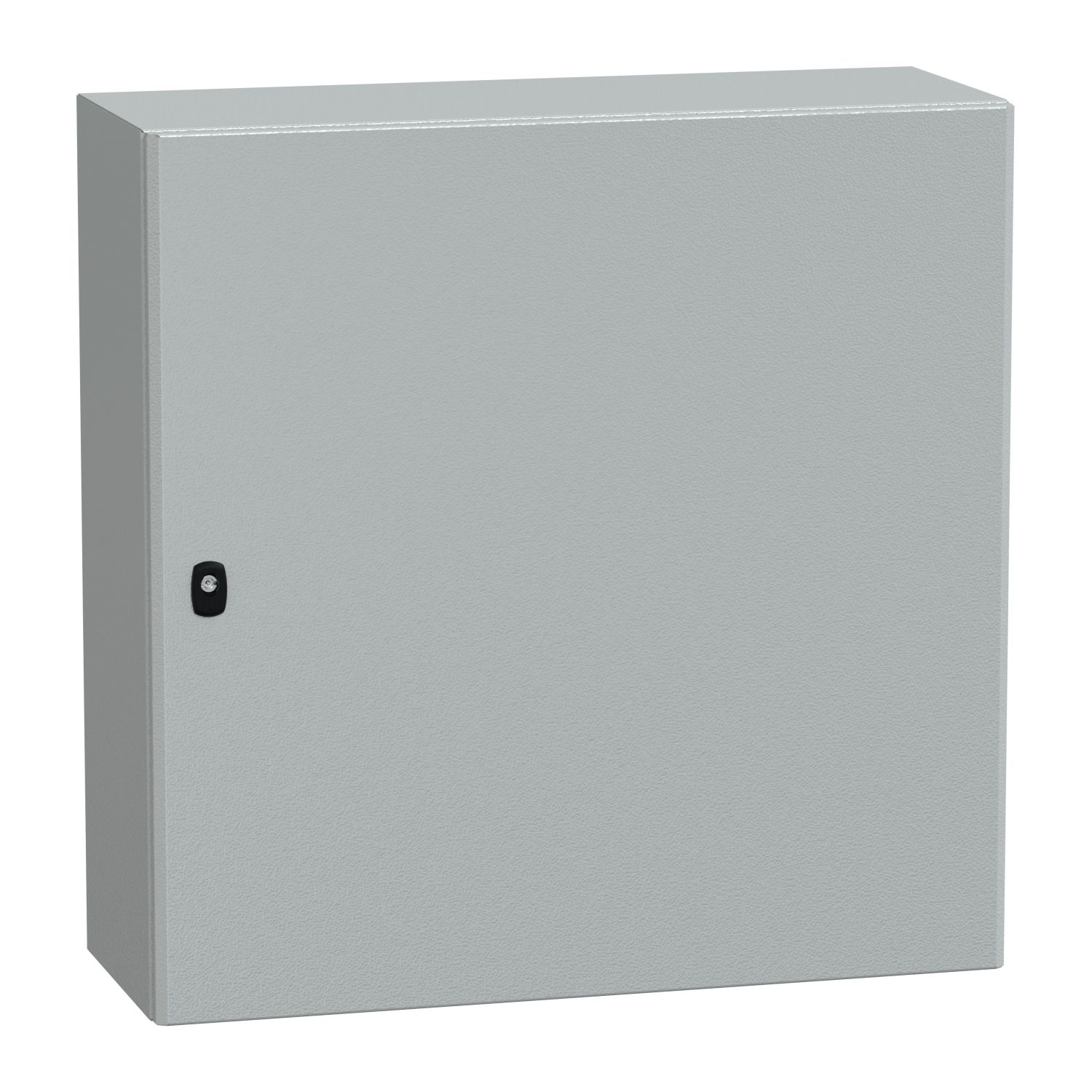 Picture of Wall mounted steel enclosure, Spacial S3D, plain door, with mounting plate, 800x800x300mm, IP66, IK10