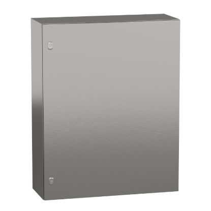 Picture of Wall mounted enclosure, Spacial S3X, stainless steel 304L, plain door, 1000x800x300mm, IP66