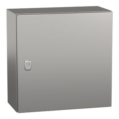 Picture of Wall mounted enclosure, Spacial S3X, stainless steel 316L, plain door, 400x400x200mm, IP66