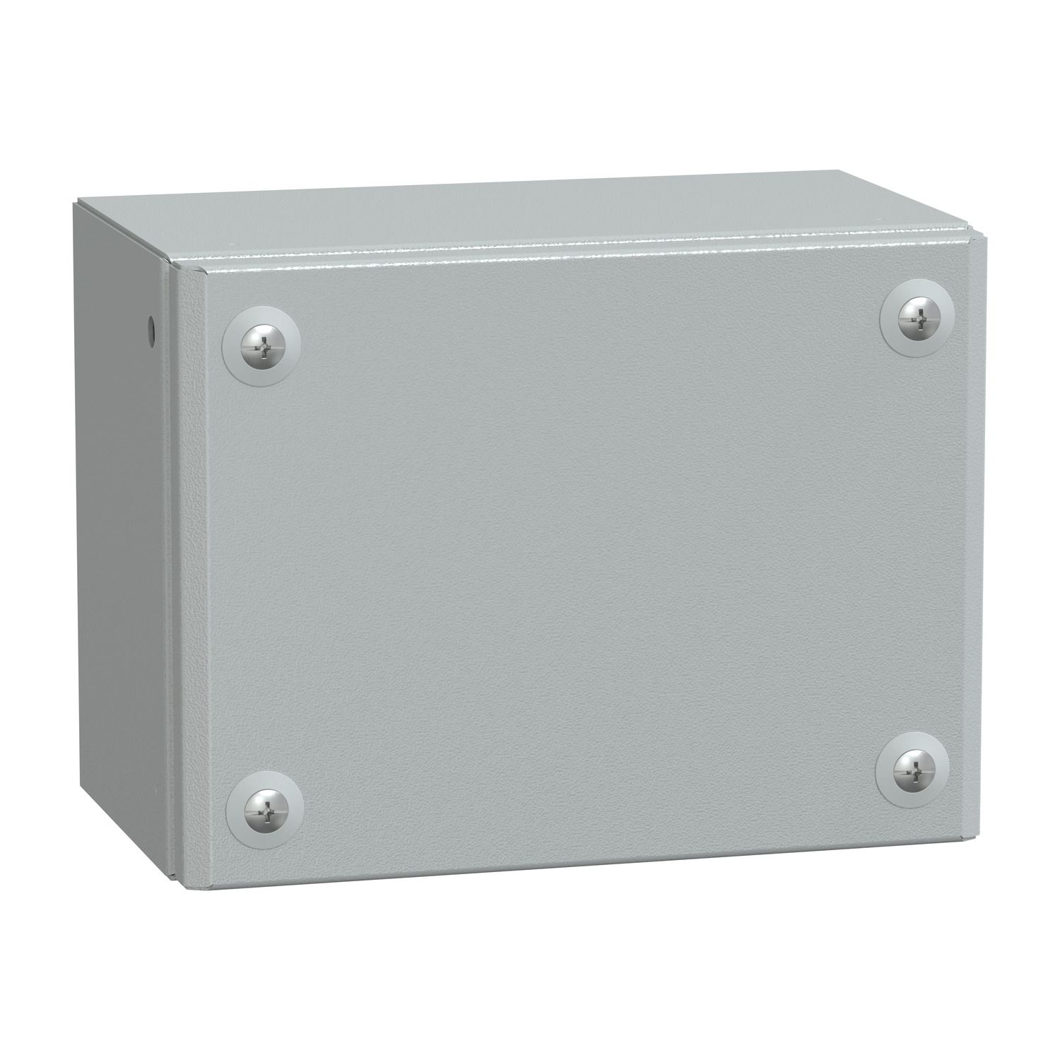 Picture of Metal industrial box plain door H150xW200xD120 IP66 IK10 RAL 7035