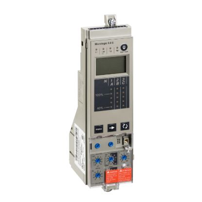 Picture of Control unit MicroLogic 6.0E, MasterPact NT/NW, selective and earth fault protections LSIG, energy meter measurement