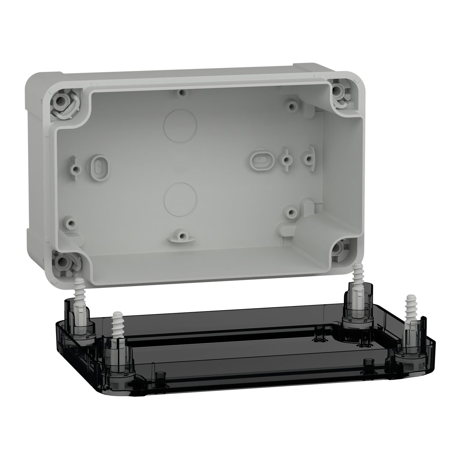 Picture of ABS box, Thalassa, IP66 IK07 RAL7035 Int.H175W105D80 Ext.H191W121D87 Transp.cover H20