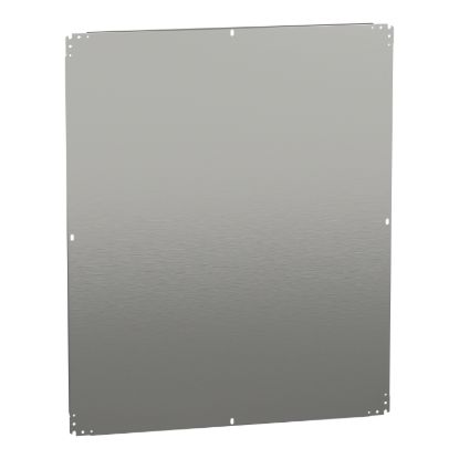 Picture of Plain mounting plate H1200xW1000mm Galvanised sheet steel Reversible dimension