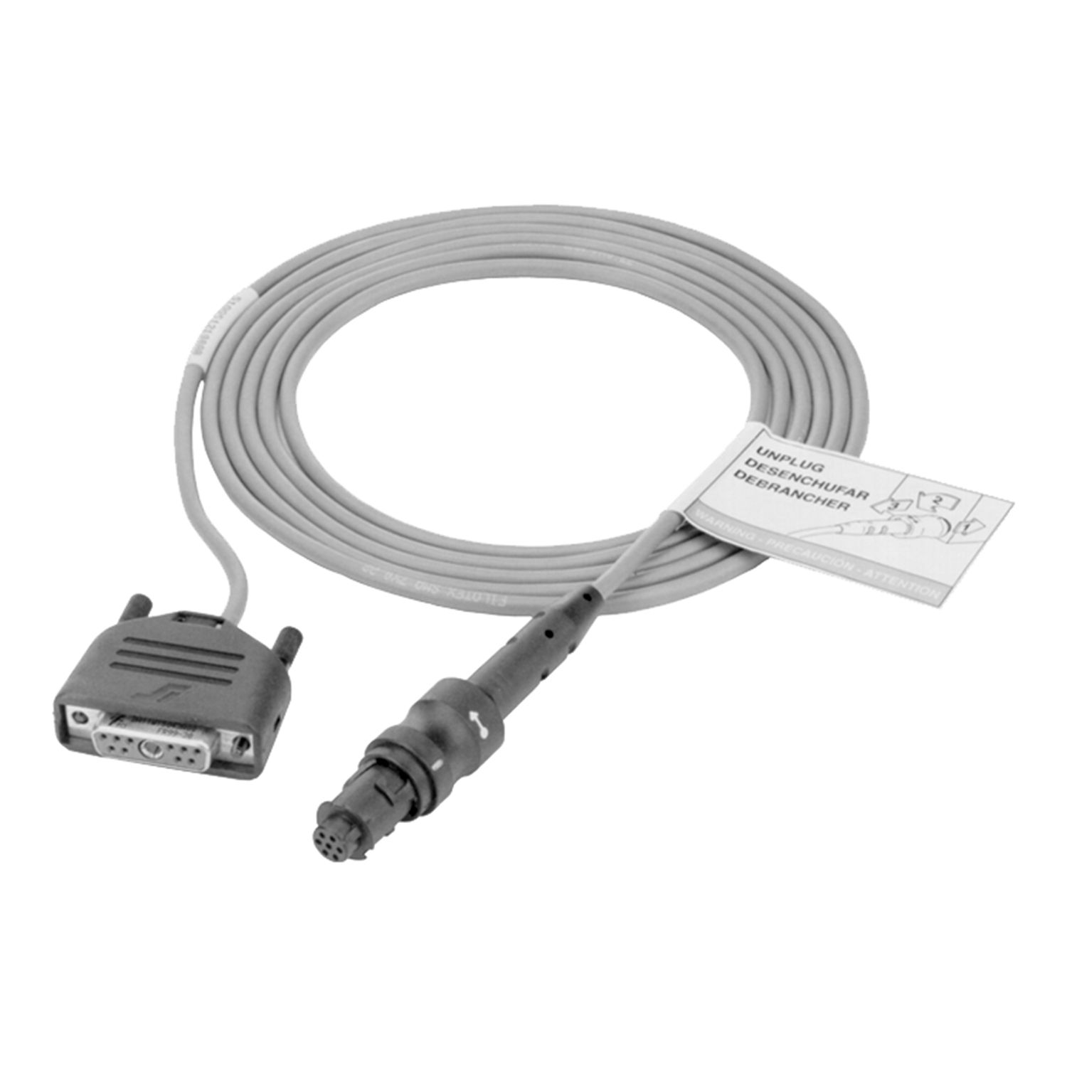 Picture of FFTK test cable, MicroLogic control unit, 7 pins cable, spare part