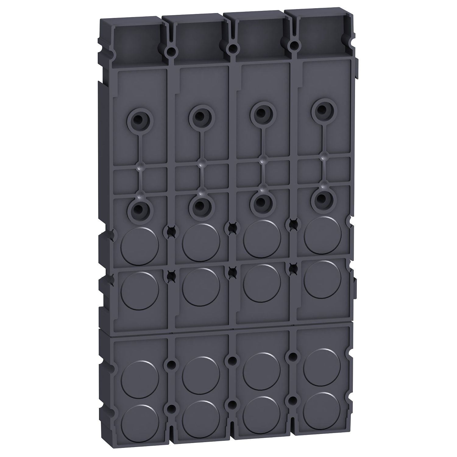 Picture of front alignment base - 3 poles/4 poles - for INV100..630/INS250