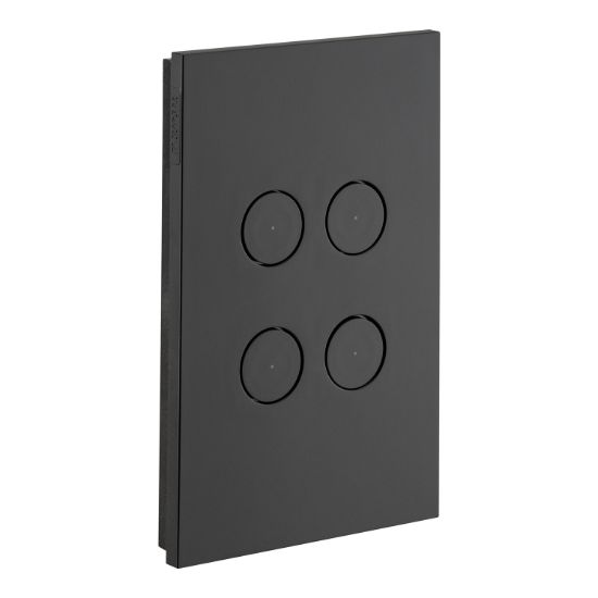 Picture of Grid and Cover, Saturn Zen, 4 Gang, Less Mechanism