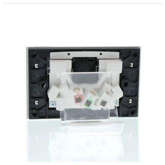 Picture of Double Power Point Cover, Saturn Zen, Horizontal Mount, 250V, 10A