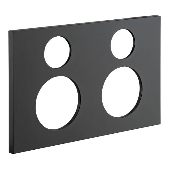 Picture of Double Power Point Cover, Saturn Zen, Horizontal Mount, Clip-On