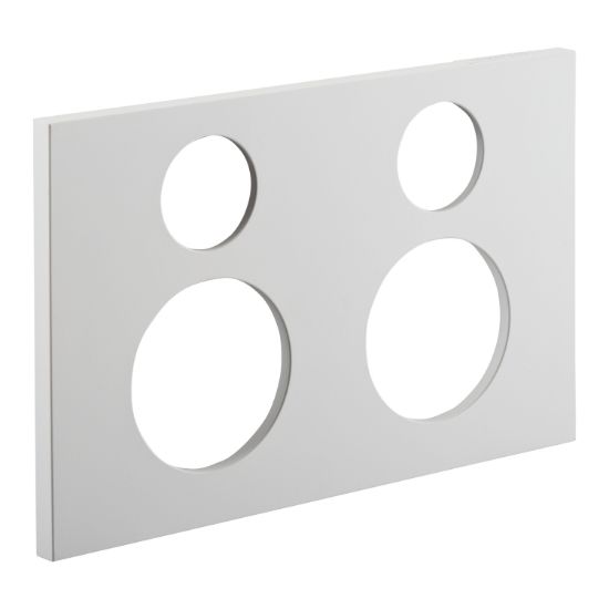 Picture of Double Power Point Cover, Saturn Zen, Horizontal Mount, Clip-On