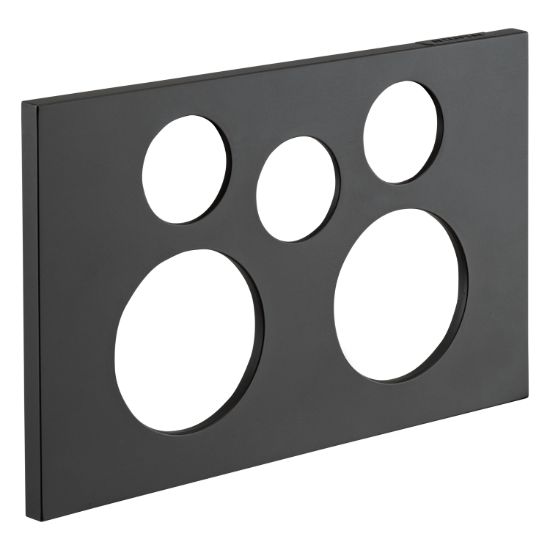 Picture of Double Power Point Cover, Saturn Zen, With Extra Switch Horizontal Mount, Clip-On