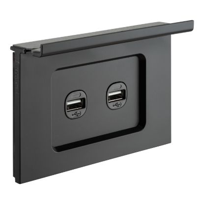 Picture of Dual USB Charging Station, Saturn Zen, With Shelf, Type A