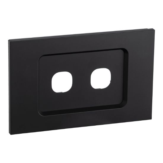 Picture of Grid and Cover, Saturn Zen, 2 Gang, Less Mechanism