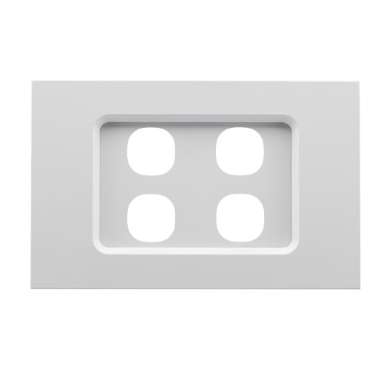 Picture of Grid and Cover, Saturn Zen, 4 Gang, Less Mechanism