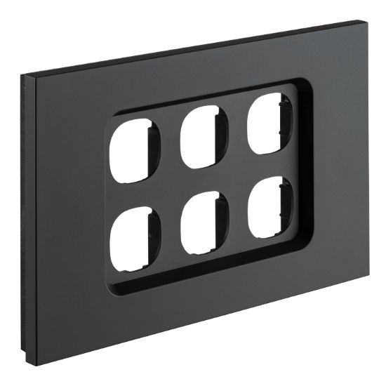 Picture of Grid and Cover, Saturn Zen, 6 Gang, Less Mechanism