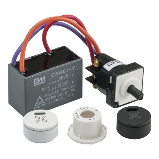 Picture of 3 Speed Fan Controller, Saturn Zen, 250V, 75VA