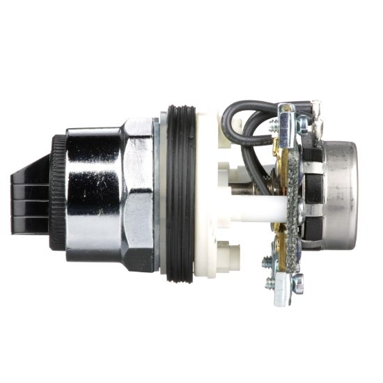 Picture of Potentiometer, Harmony 9001K, metal, black, 30mm, 10kOhm