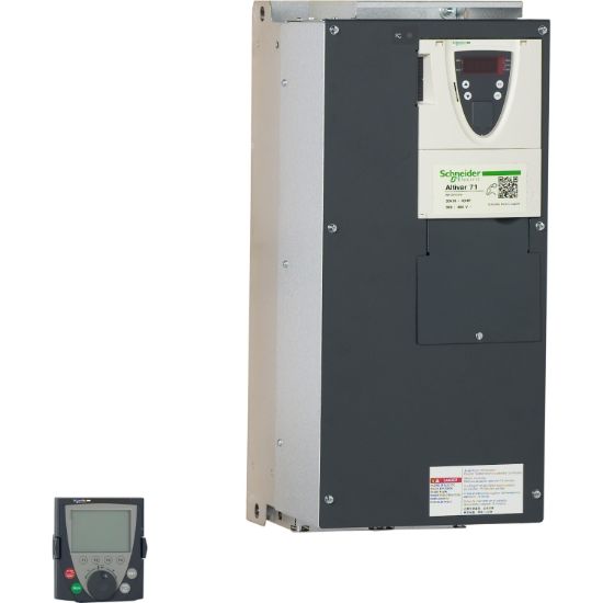 Picture of variable speed drive, Altivar 71, 30kW, 40hp, 480V, EMC filter-graphic terminal
